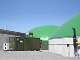 Picture gas compressor station in container